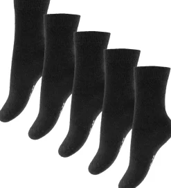Strømper|Fuzzies Strømper - 5-pak - Sort