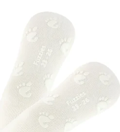 Strømper|Fuzzies Strømper m. Antiskrid - Hvid