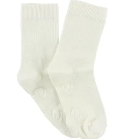 Strømper|Fuzzies Strømper m. Antiskrid - Hvid