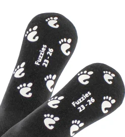 Strømper|Fuzzies Strømper m. Antiskrid - Sort