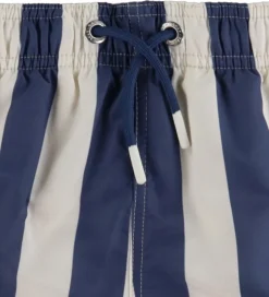 Badetøj|GANT Badeshorts - Dusty Navy m. Striber