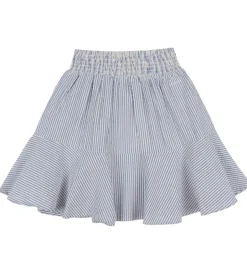 Nederdele|GANT Nederdel - Striped Seersucker - Rich Blue