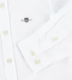 Konfirmationstøj|GANT Skjorte - Shield Oxford - Hvid