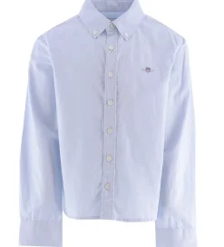 Konfirmationstøj|GANT Skjorte - Shield Oxford - Capri Blue