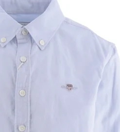 Konfirmationstøj|GANT Skjorte - Shield Oxford - Capri Blue