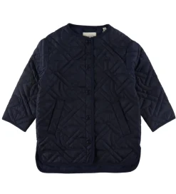 Termotøj|GANT Termofrakke - Monogram Quilted - Evening Blue