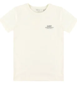 T-Shirts|GANT T-shirt - Graphic - Cream