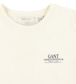 T-Shirts|GANT T-shirt - Graphic - Cream