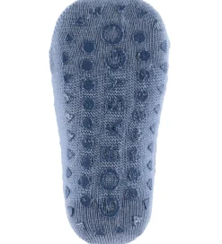 Uld|Strømpebukser|GoBabyGo Kravlestrømpebukser - Noos - Uld - Stone Blue