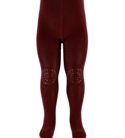 Uld|Strømpebukser|GoBabyGo Kravlestrømpebukser - Uld - Wine Red