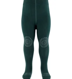 Strømpebukser|GoBabyGo Kravlestrømpebukser - Uld - Forrest Green