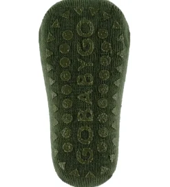 Strømper|Uld|GoBabyGo Skridsikre Strømper - Uld - Olivine