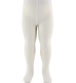 Strømpebukser|GoBabyGo Skridsikre Strømpebukser - Bambus - Ivory Glitter