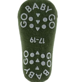 Strømper|GoBabyGo Skridsikre Strømper - Olivine