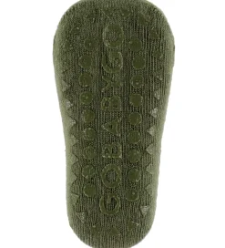 Strømper|GoBabyGo Skridsikre Strømper - Bambus - Deep Lichen Green