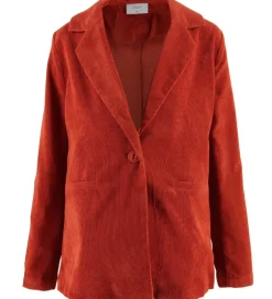 Konfirmationstøj|Jakkesæt Og Blazers|Grunt Blazer - Fløjl - Sigga - Rusty