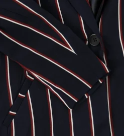 Konfirmationstøj|Jakkesæt Og Blazers|Grunt Blazer - Lilly - Navy m. Striber