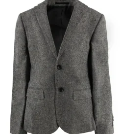 Konfirmationstøj|Jakkesæt Og Blazers|Grunt Blazer - Uld/Polyester - Salt & Pepper