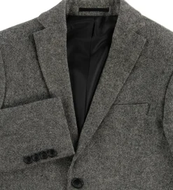 Konfirmationstøj|Jakkesæt Og Blazers|Grunt Blazer - Uld/Polyester - Salt & Pepper