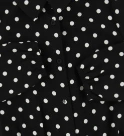 Konfirmationstøj|Buksedragter|Grunt Buksedragt - Lisbeth - Sort m. Prikker