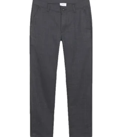 Konfirmationstøj|Grunt Bukser - Dude Ankle - Mørkegrå Check