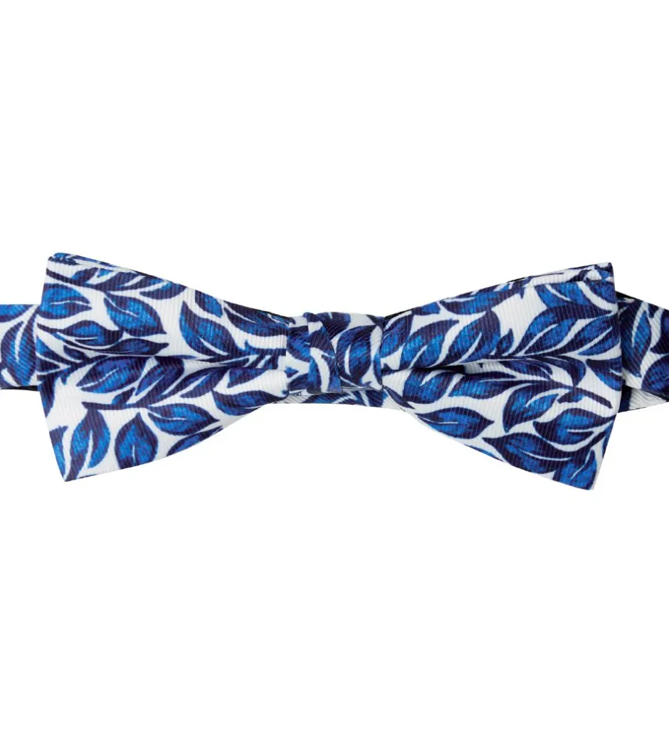 Slips Og Butterfly|Konfirmationstøj|Grunt Butterfly m. Lommetrøklæde - Our Leaf - Blue Flower