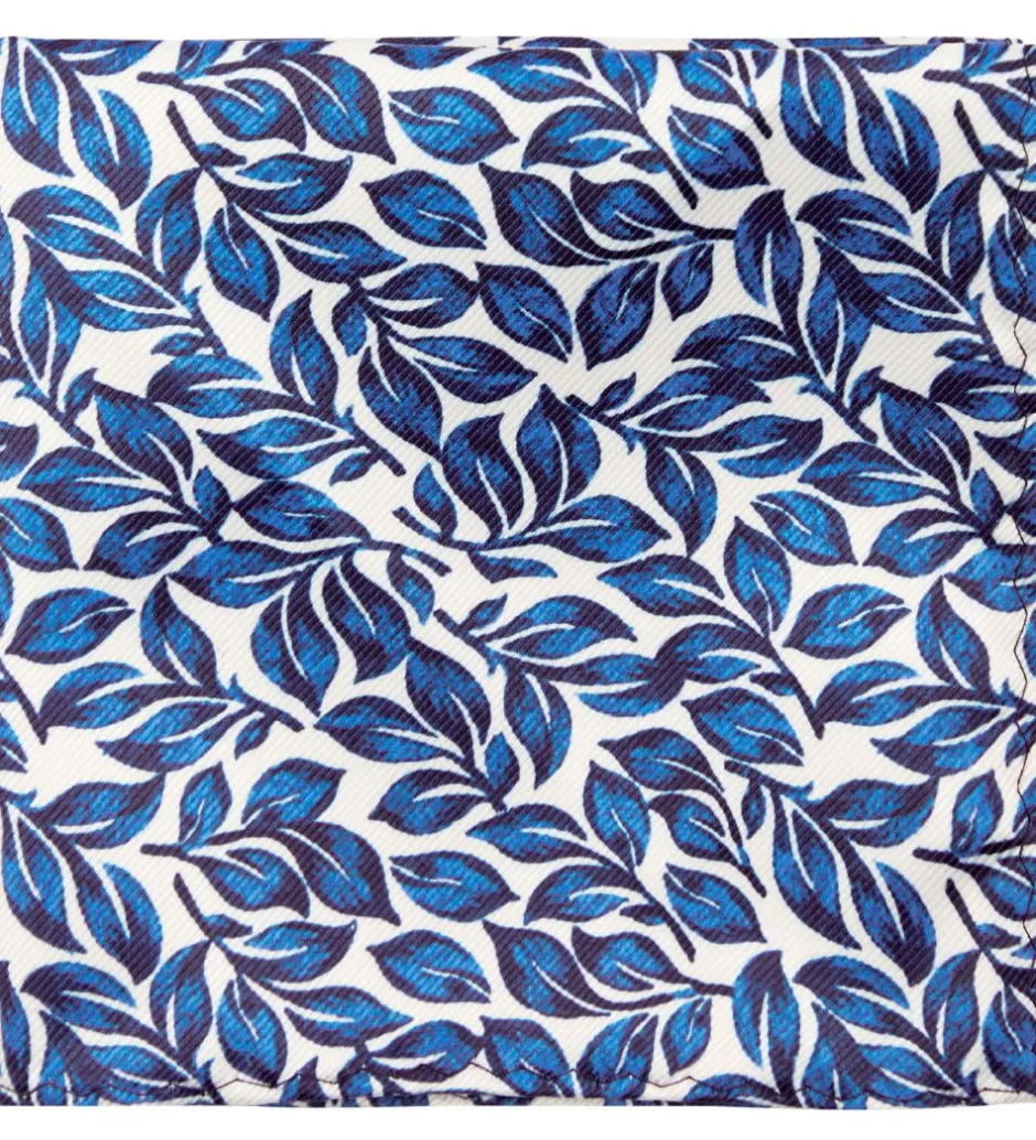 Slips Og Butterfly|Konfirmationstøj|Grunt Butterfly m. Lommetrøklæde - Our Leaf - Blue Flower