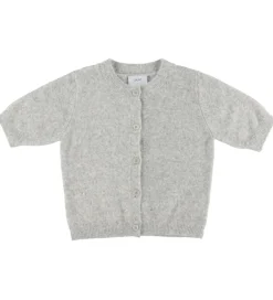 Striktrøjer|Grunt Cardigan - Strik - GrIsa - Grå