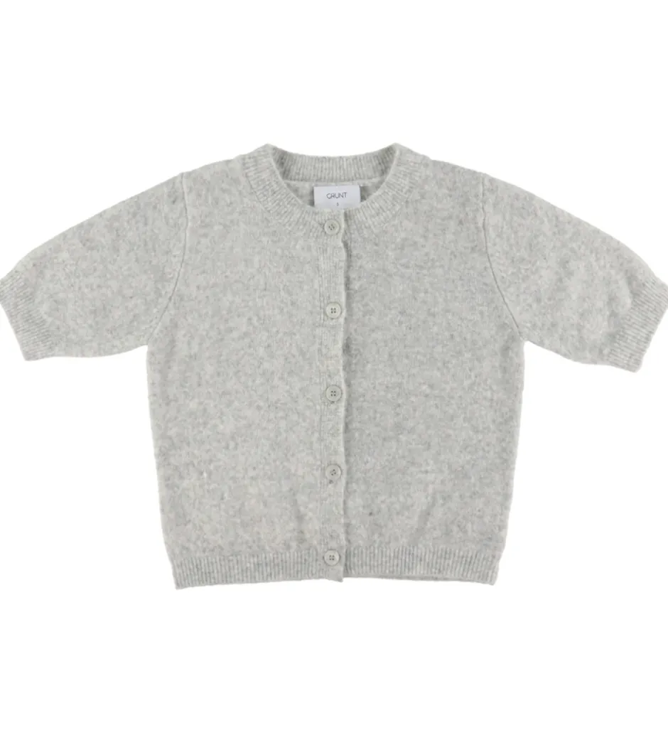Striktrøjer|Grunt Cardigan - Strik - GrIsa - Grå