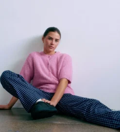 Striktrøjer|Grunt Cardigan - Strik - GrEvissa - Rose