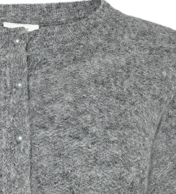 Cardigans|Grunt Cardigan - Strik - GrLins - Dark Grey