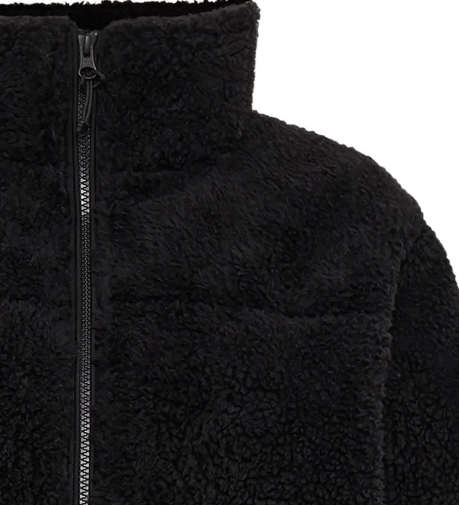 Fleece|Grunt Fleecejakke - Teddy - GRLaus - Sort