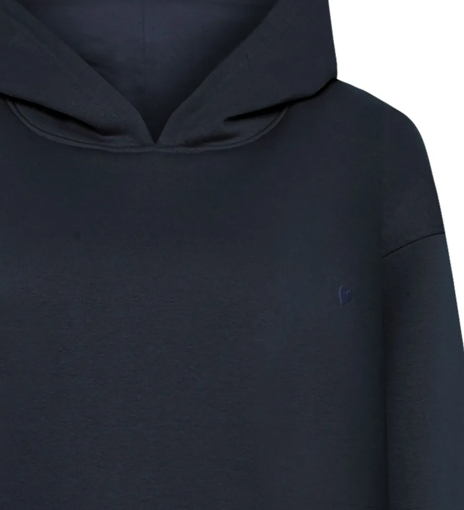 Hættetrøjer|Grunt Hættetrøje - GrMoles - Navy