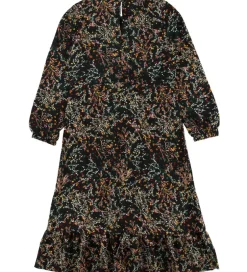 Konfirmationstøj|Grunt Kjole - Julle - Black Flower