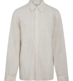 Konfirmationstøj|Grunt Skjorte - Herstal - Hør - Sand