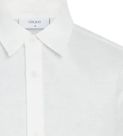 Konfirmationstøj|Grunt Skjorte - Herstal - Hør - Hvid