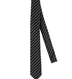 Slips Og Butterfly|Konfirmationstøj|Grunt Slips - Sort/Hvid