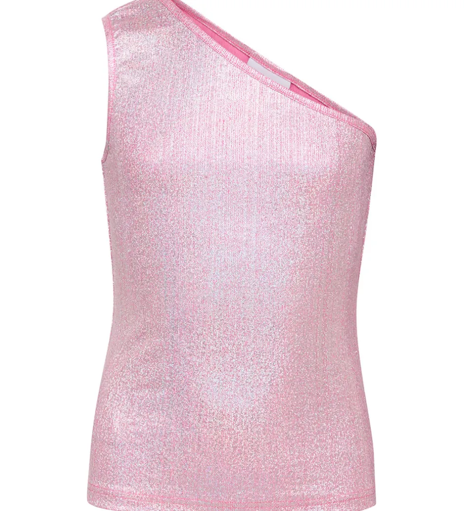 Toppe|Grunt Top - Glia - Rosa m. Glimmer