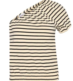 Toppe|Grunt Top - GrLou - Off White/Sort