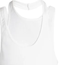 Toppe|Grunt Top - Lyng Rib Top - White