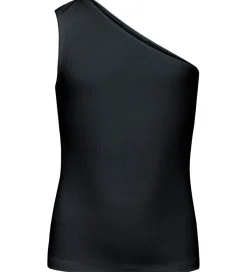 Toppe|Grunt Top - Rib - Gundhil - Viskose - Sort