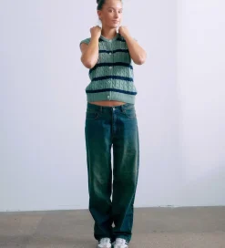 Veste|Konfirmationstøj|Grunt Vest - Strik - GrLine - Dust Green/Navy