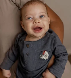 Bodyer|Hanevild Body L/Æ - Rib - Lasse - Ombre Blue