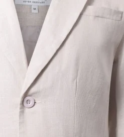 Konfirmationstøj|Jakkesæt Og Blazers|Hound Blazer - Hør - Beige