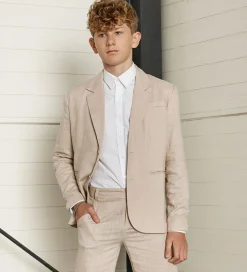 Konfirmationstøj|Jakkesæt Og Blazers|Hound Blazer - Hør - Beige