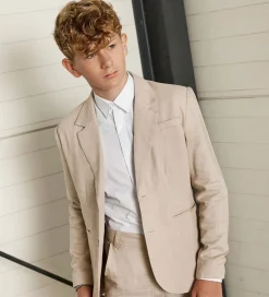 Konfirmationstøj|Jakkesæt Og Blazers|Hound Blazer - Hør - Beige