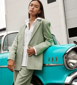 Konfirmationstøj|Jakkesæt Og Blazers|Hound Blazer - Støvet Grøn