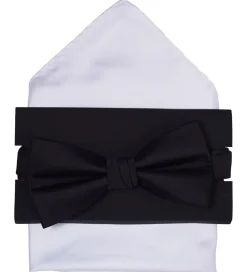Slips Og Butterfly|Konfirmationstøj|Hound Butterfly m. Lommeklud - Sort/Hvid