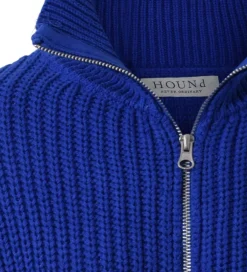 Striktrøjer|Hound Cardigan - Strik - Cobalt Blue