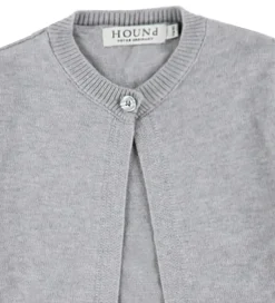 Striktrøjer|Hound Cardigan - Strik - HdLaura - Lysegråmeleret